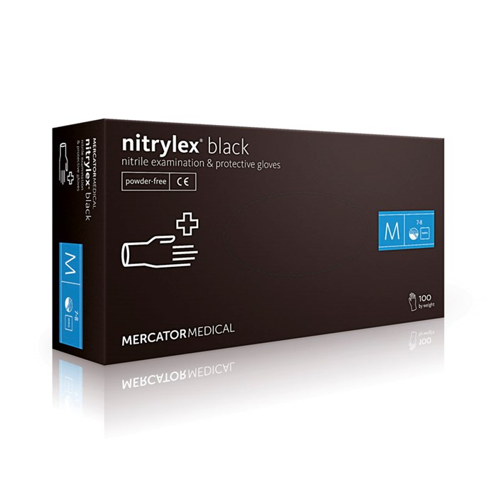 mercator medical nitrylex black schwarzen nitrylhandschuhen
