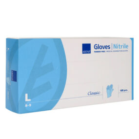 Abena Nitril Handschuhe blau Box à 100 Stk.