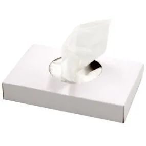 Hygienebeutel weiss neutral in Dispenserbox, Pack à 200 Stück